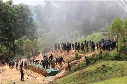 Cuộc diễn tập ở hồ thủy lợi  lớn nhất miền Bắc